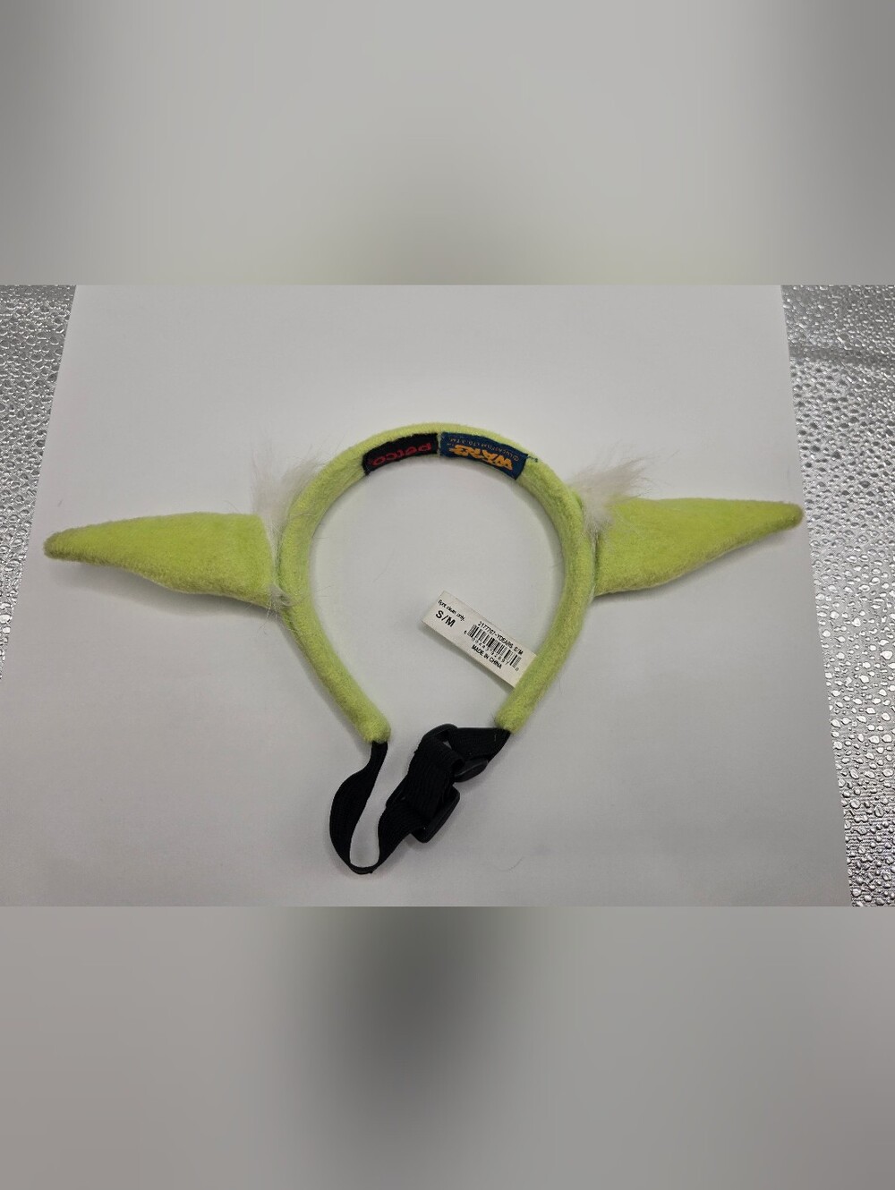Star Wars Yoda Dog Ears S/M Fuzzy - Adjustable Headband Costume Halloween Petco